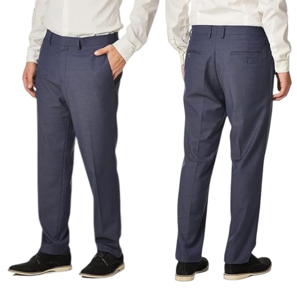Kenneth Cole REACTION NWT‎ Men's Stretch Weave Slim Fit Dress Pant